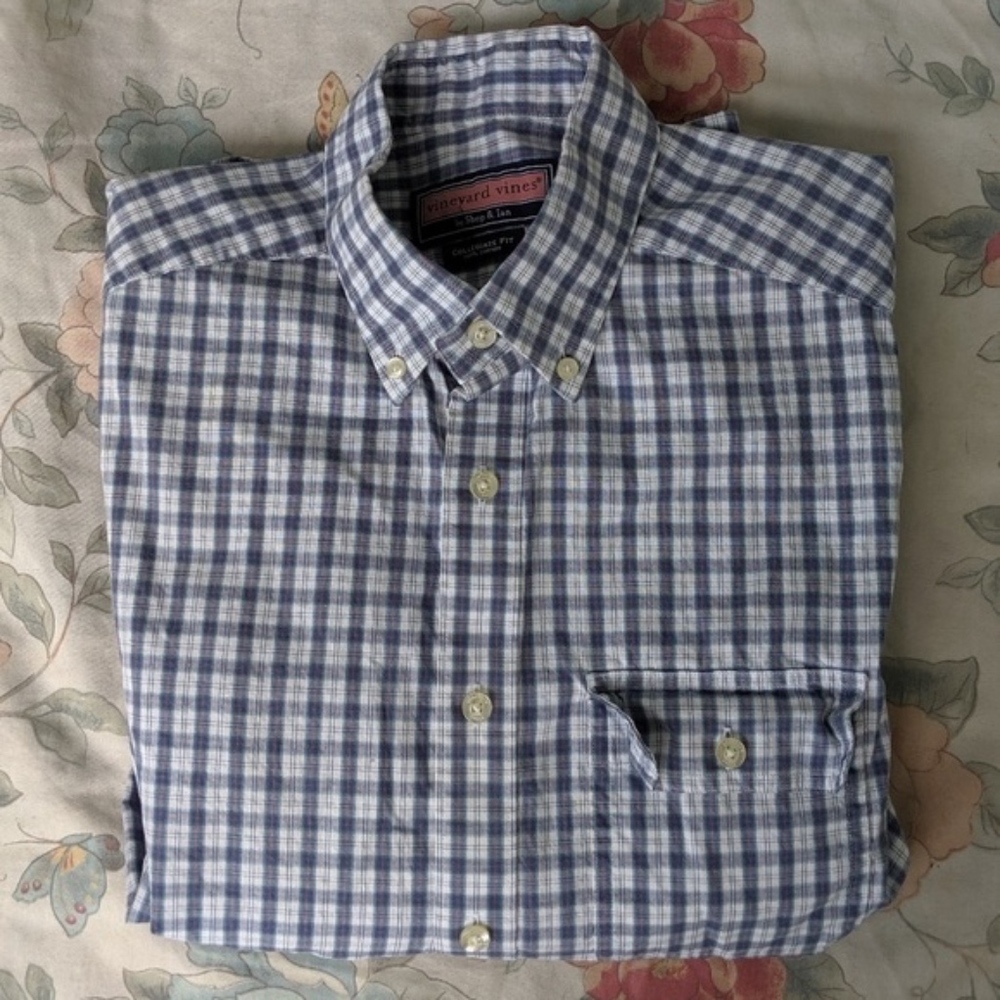 Vineyard Vines Small Plaid Casual Shirt